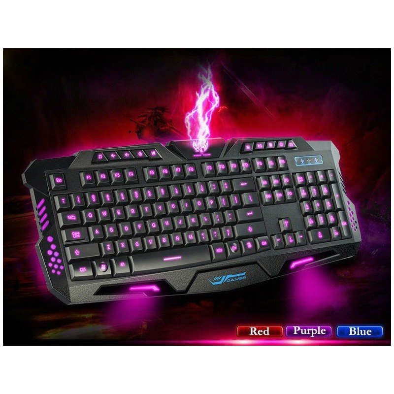 Tastatura de Gaming iluminata multicolor Aures