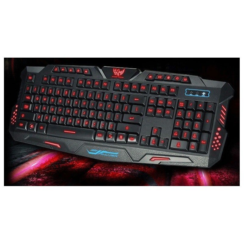 Tastatura de Gaming iluminata multicolor Aures